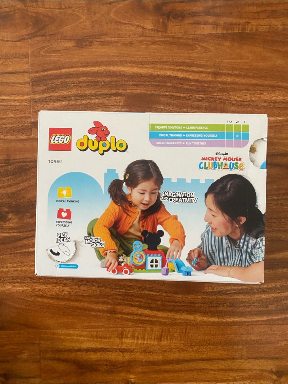 NWOT New Lego Duplo Mickey Mouse Clubhouse Car 27 Pieces #10454 Age 2+ Toddler